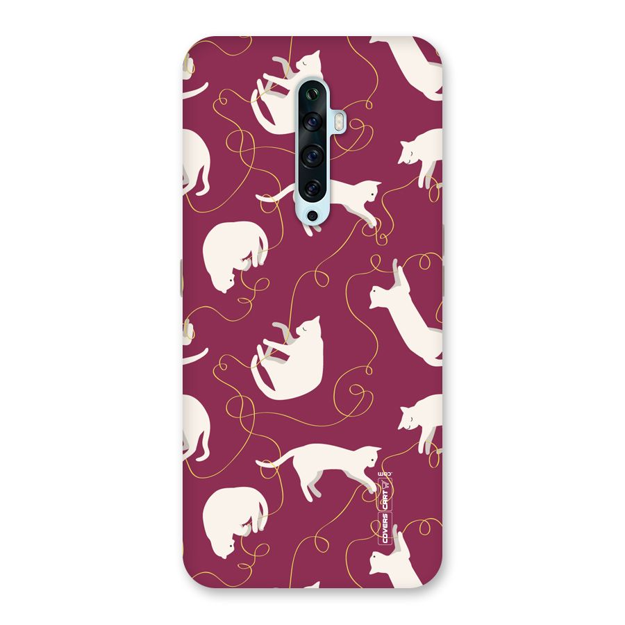 Lazy Kitty Back Case for Oppo Reno2 F