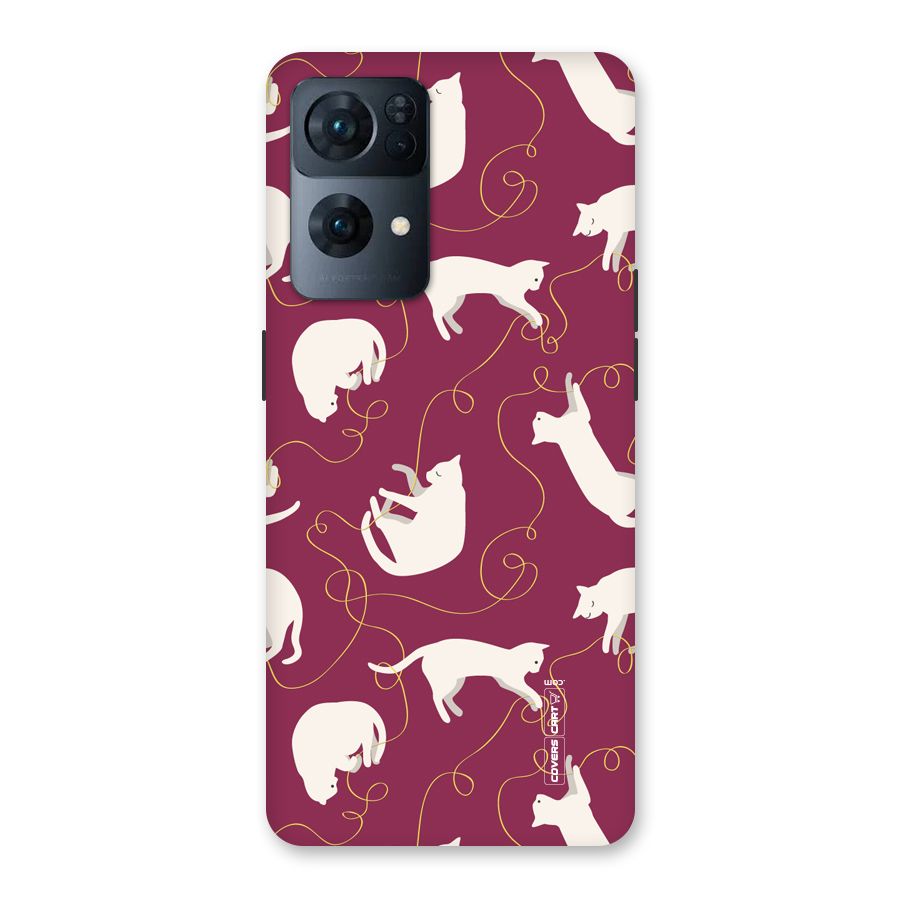 Lazy Kitty Back Case for Oppo Reno7 Pro 5G
