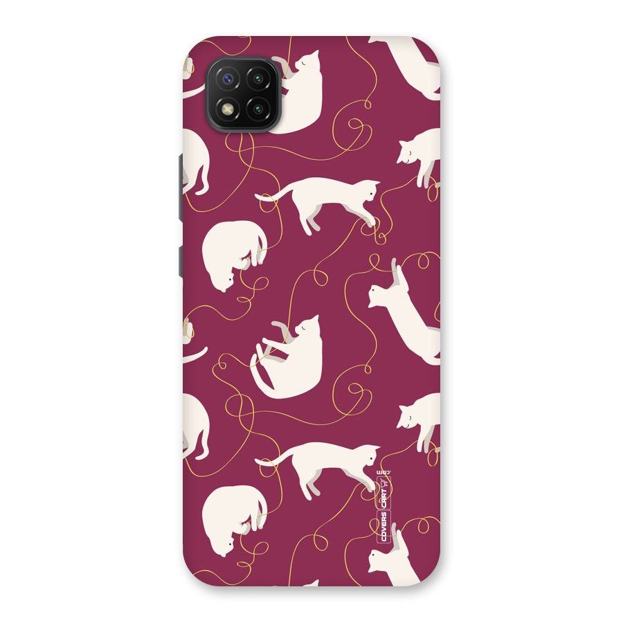 Lazy Kitty Back Case for Poco C3