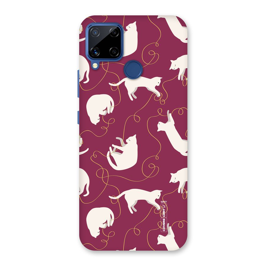 Lazy Kitty Back Case for Realme C12