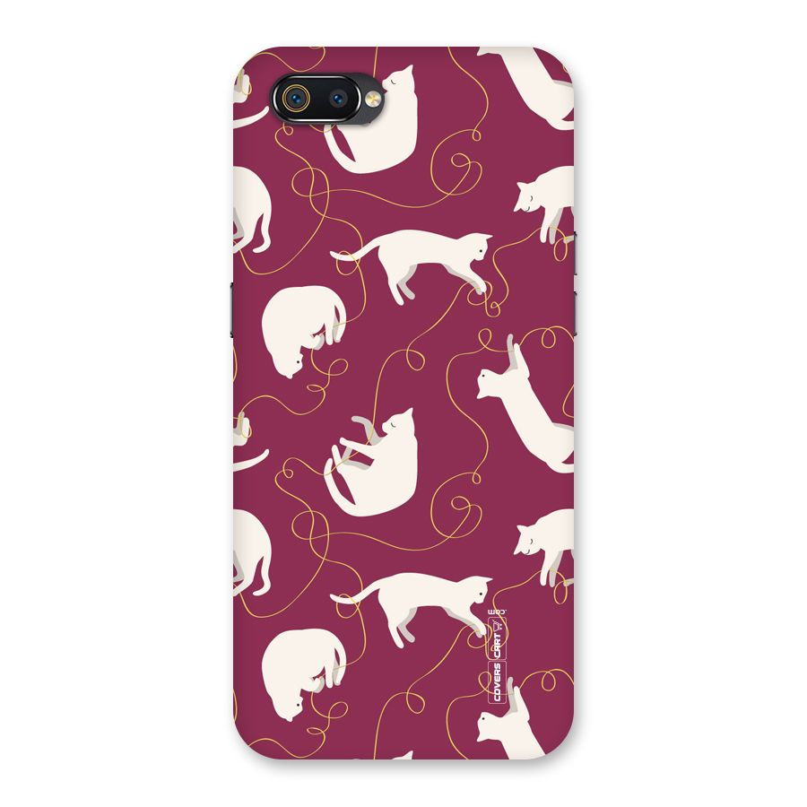 Lazy Kitty Back Case for Realme C2