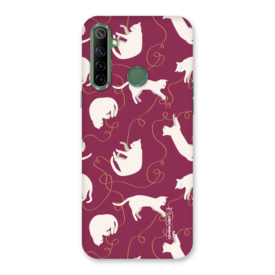 Lazy Kitty Back Case for Realme Narzo 10