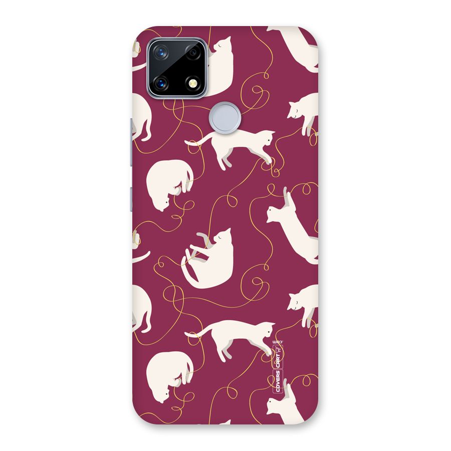 Lazy Kitty Back Case for Realme Narzo 20
