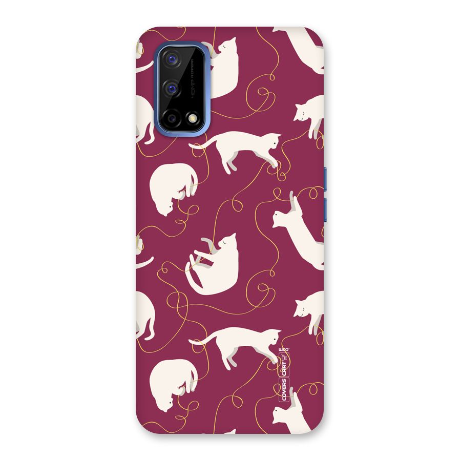 Lazy Kitty Back Case for Realme Narzo 30 Pro