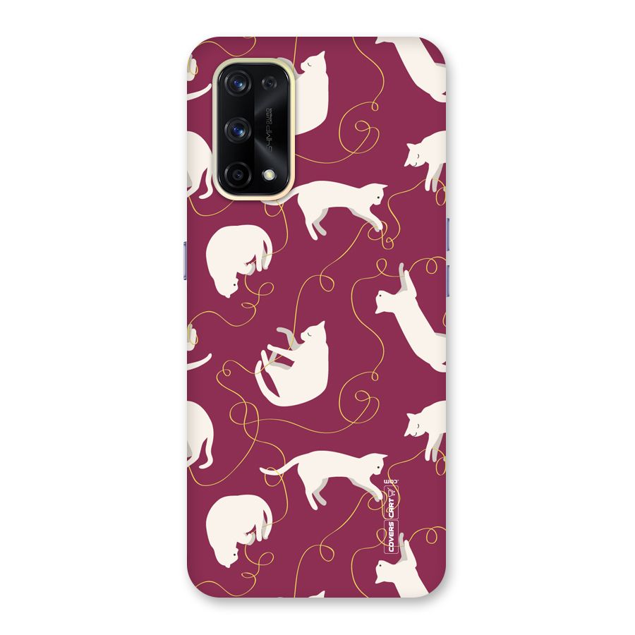 Lazy Kitty Glass Back Case for Realme X7 Pro