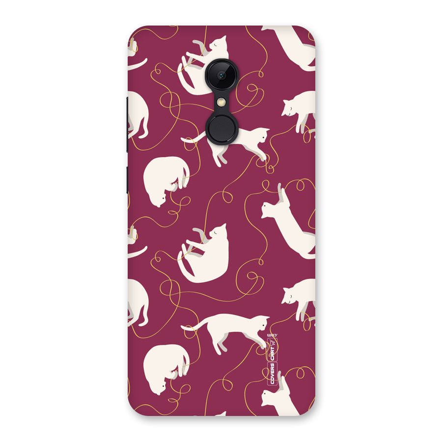 Lazy Kitty Back Case for Redmi 5