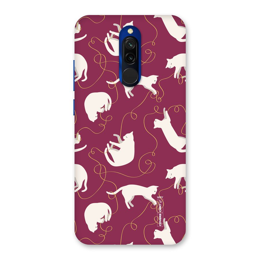 Lazy Kitty Back Case for Redmi 8