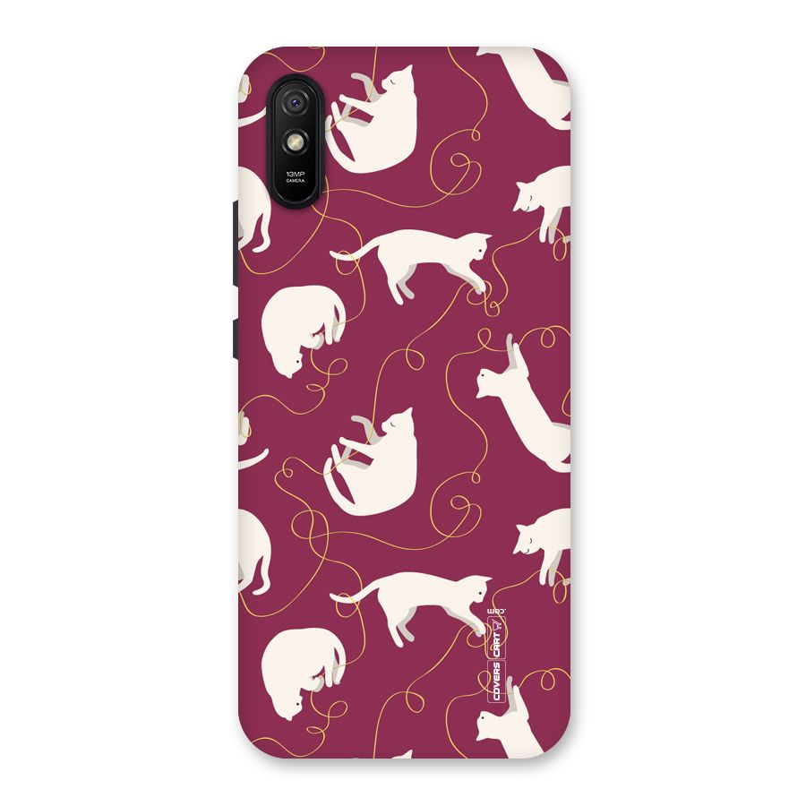 Lazy Kitty Back Case for Redmi 9A