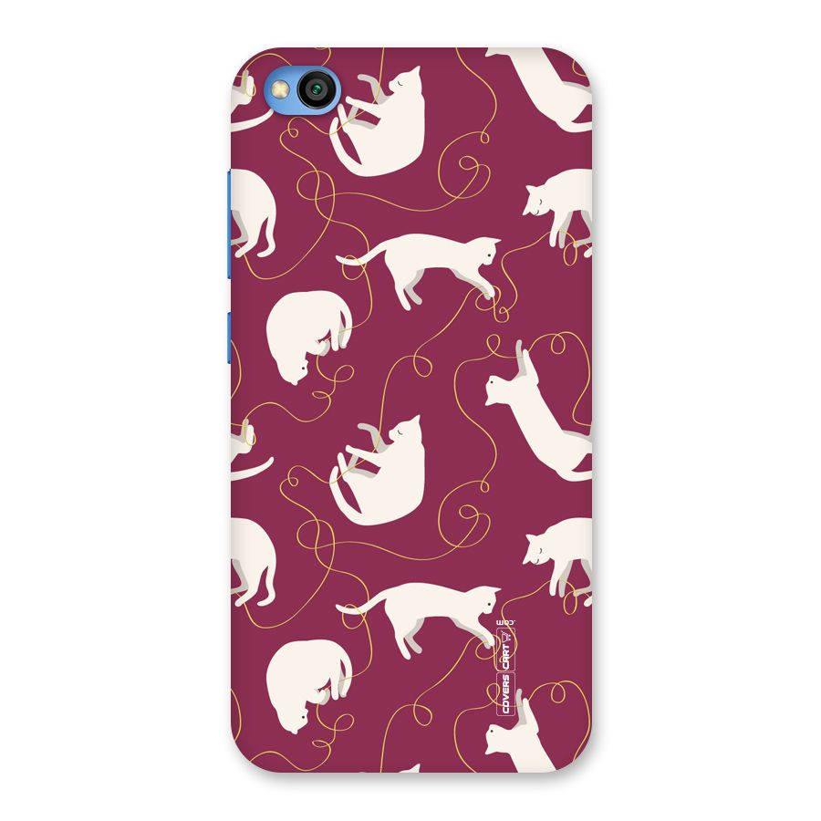 Lazy Kitty Back Case for Redmi Go