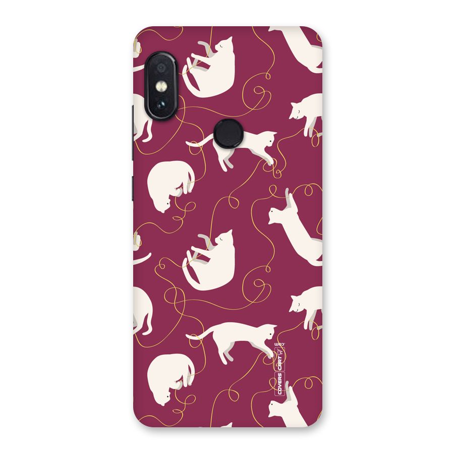 Lazy Kitty Back Case for Redmi Note 5 Pro