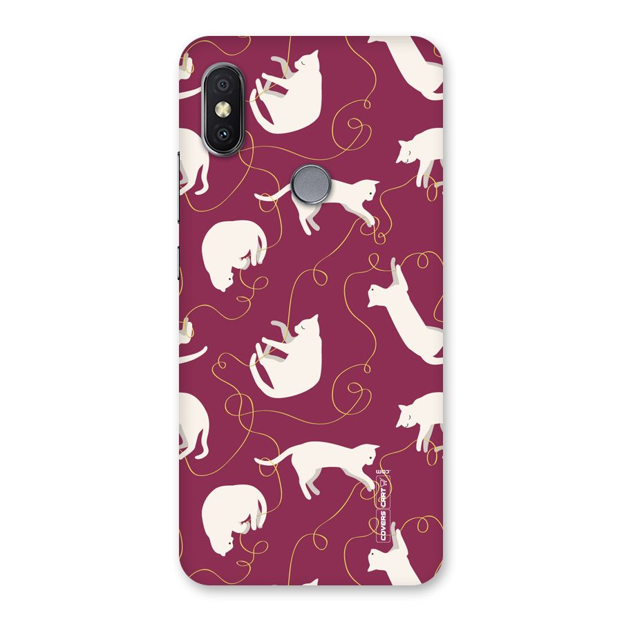Lazy Kitty Back Case for Redmi Y2