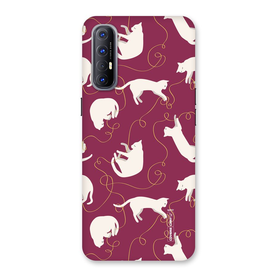 Lazy Kitty Back Case for Reno3 Pro