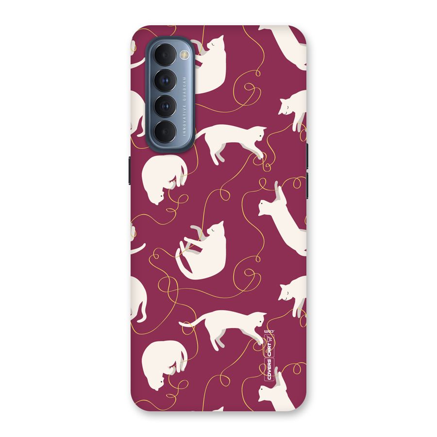 Lazy Kitty Back Case for Reno4 Pro