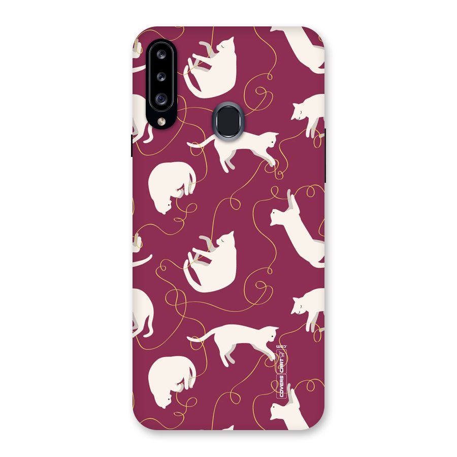Lazy Kitty Back Case for Samsung Galaxy A20s