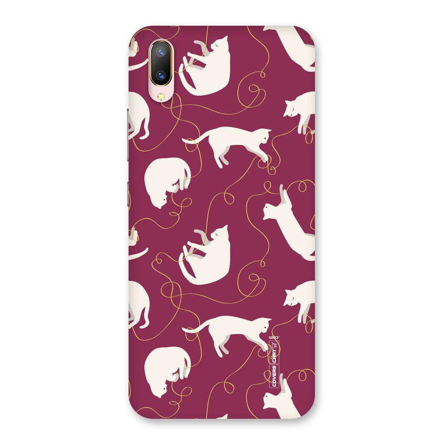 Lazy Kitty Back Case for Vivo V11 Pro