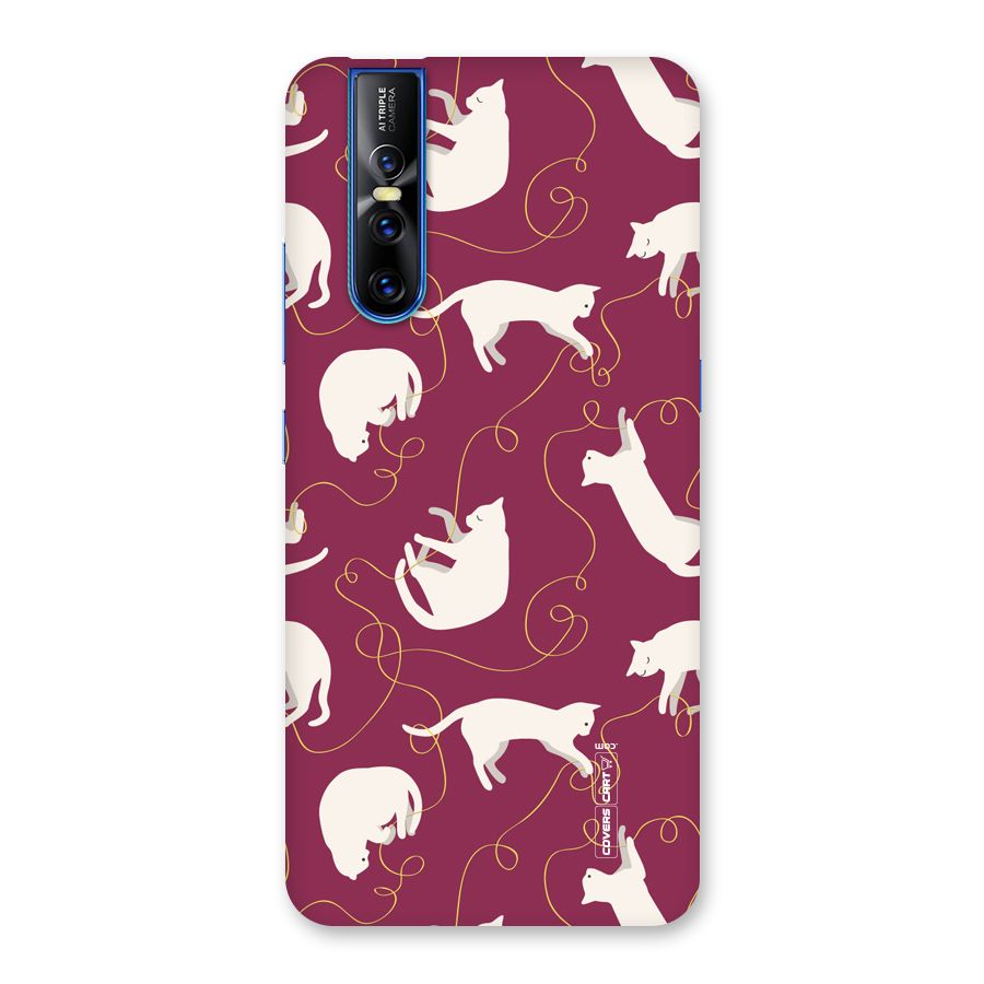 Lazy Kitty Back Case for Vivo V15 Pro