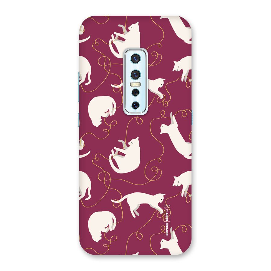 Lazy Kitty Back Case for Vivo V17 Pro