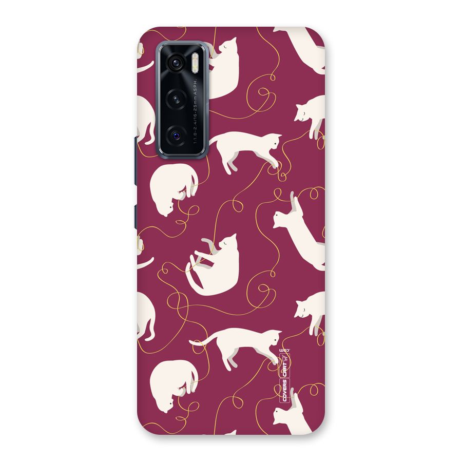 Lazy Kitty Back Case for Vivo V20 SE