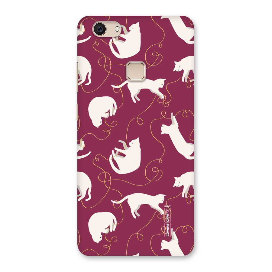 Lazy Kitty Back Case for Vivo V7