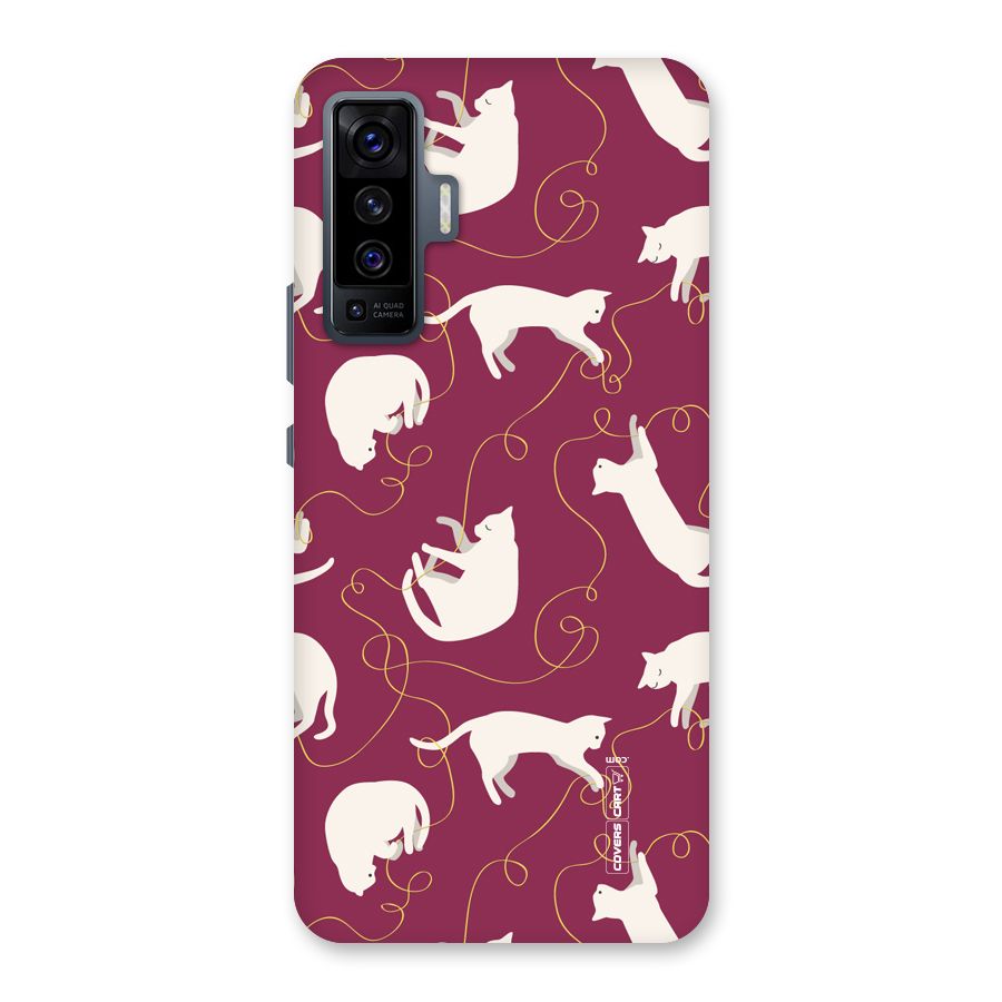 Lazy Kitty Back Case for Vivo X50