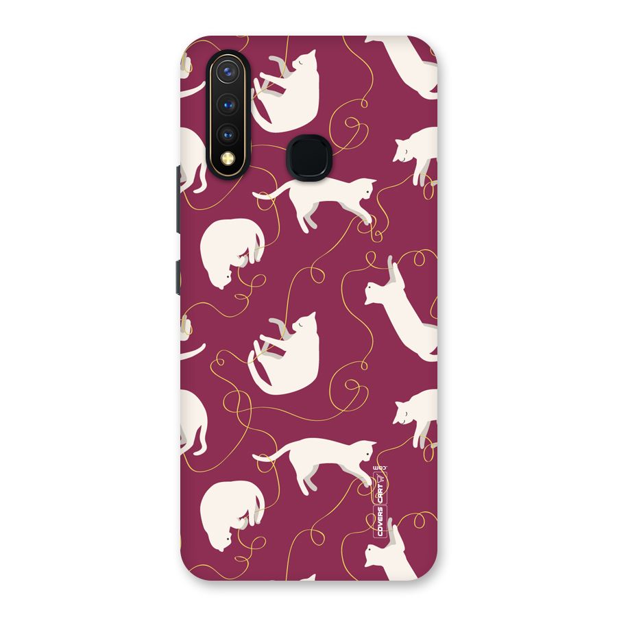 Lazy Kitty Back Case for Vivo Y19