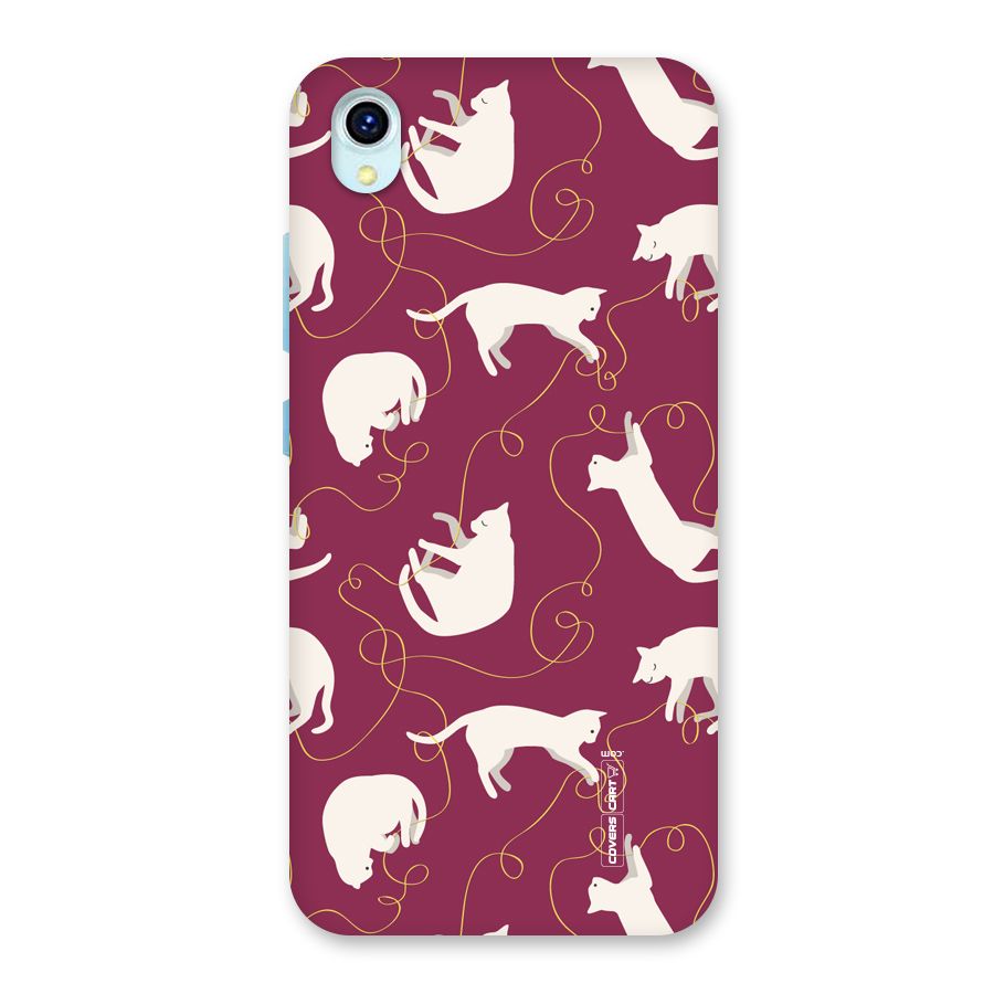 Lazy Kitty Back Case for Vivo Y1s