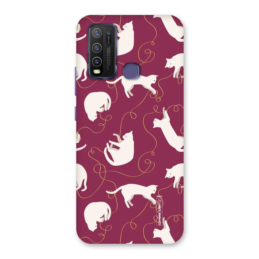 Lazy Kitty Back Case for Vivo Y50