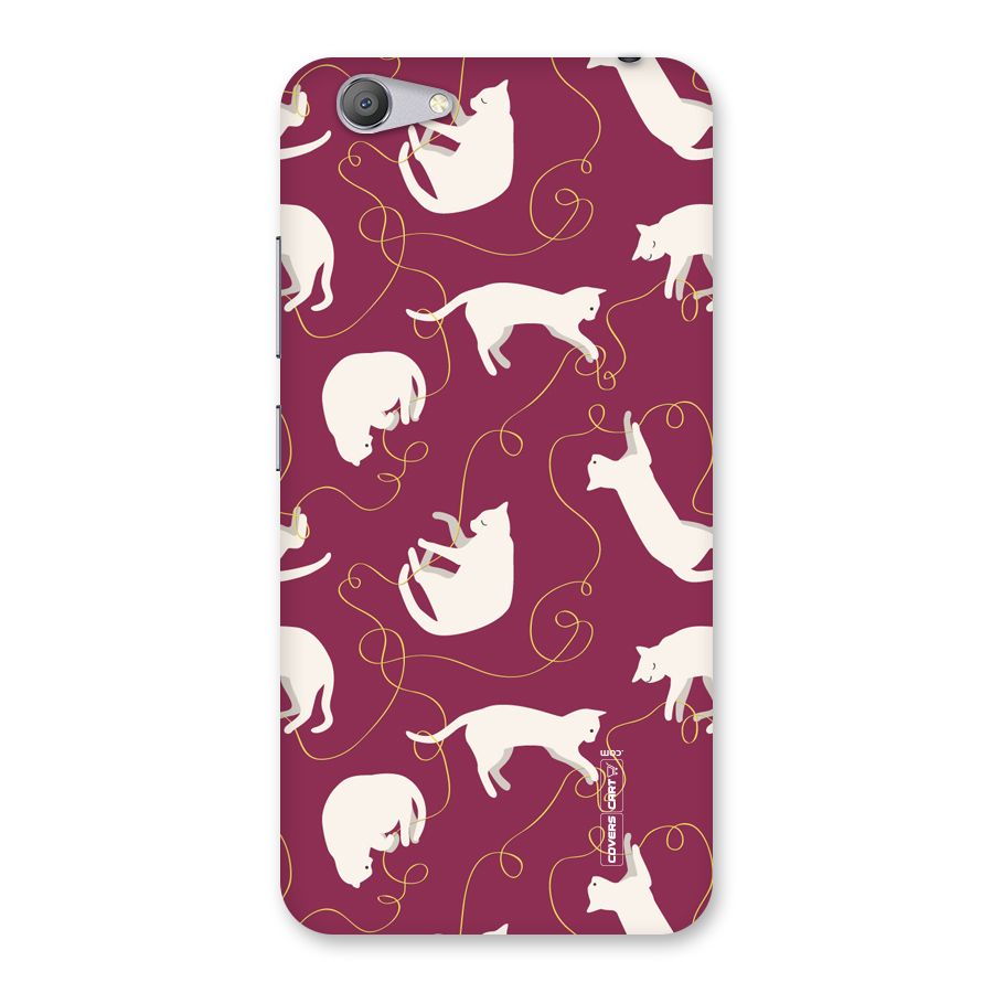 Lazy Kitty Back Case for Vivo Y53