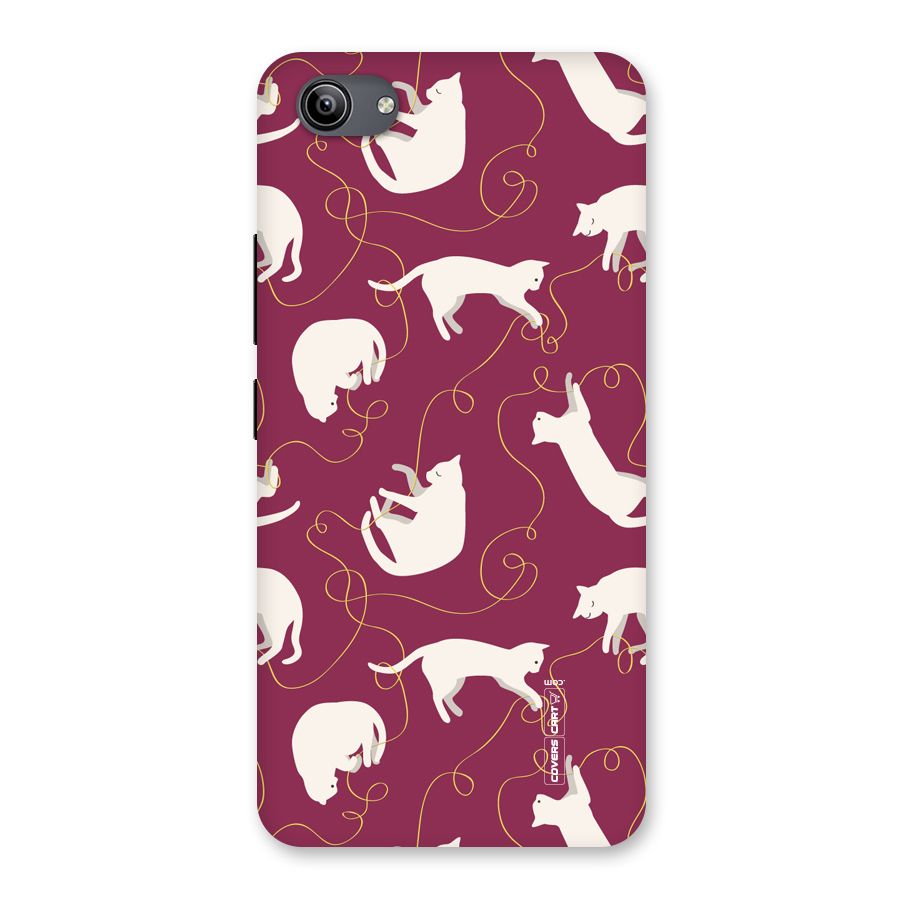 Lazy Kitty Back Case for Vivo Y81i