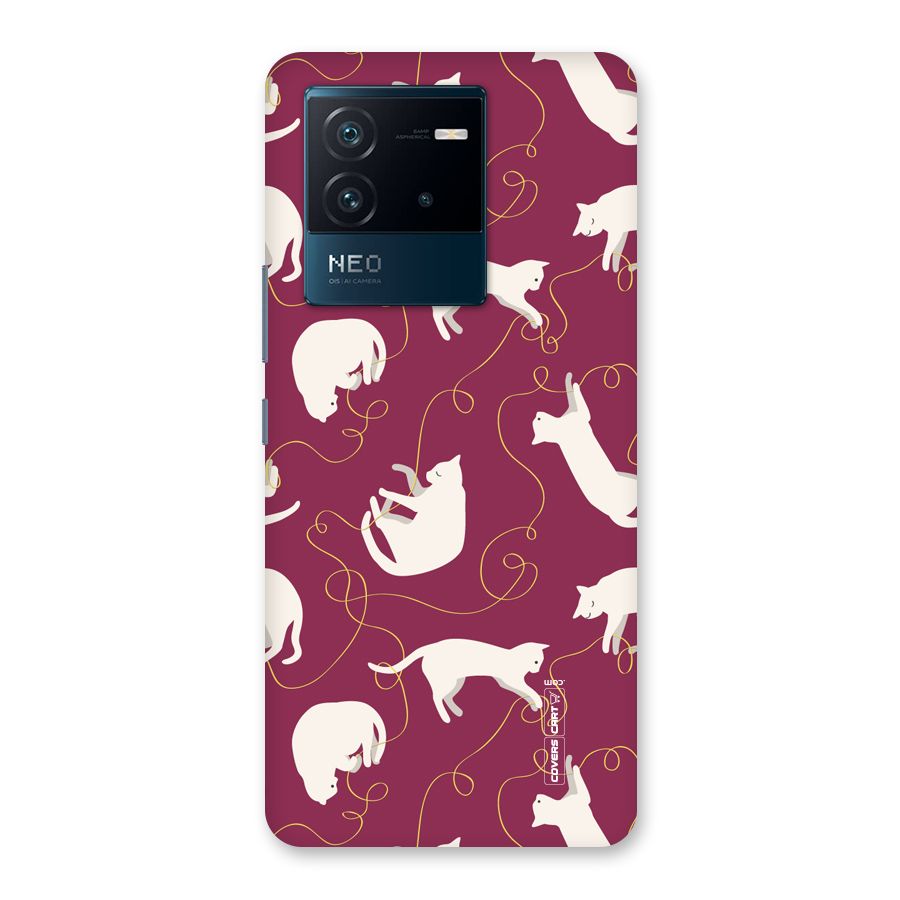 Lazy Kitty Back Case for Vivo iQOO Neo 6 5G
