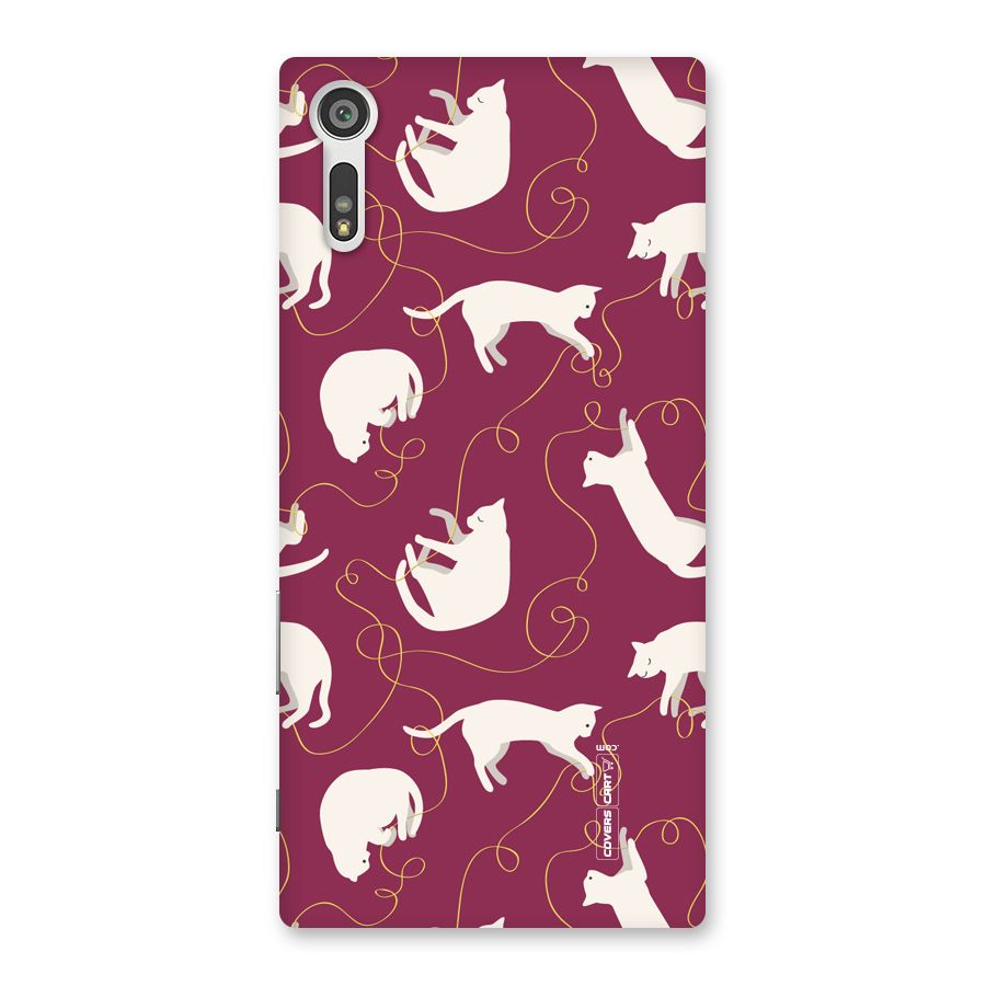 Lazy Kitty Back Case for Xperia XZ
