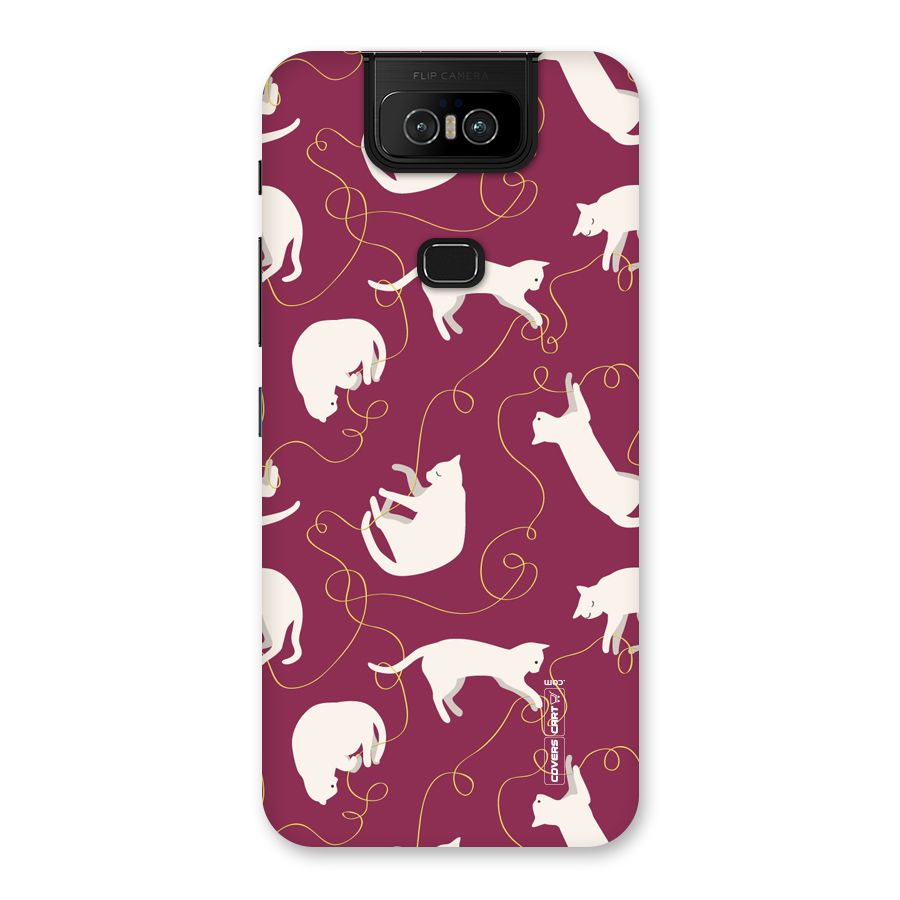 Lazy Kitty Back Case for Zenfone 6z