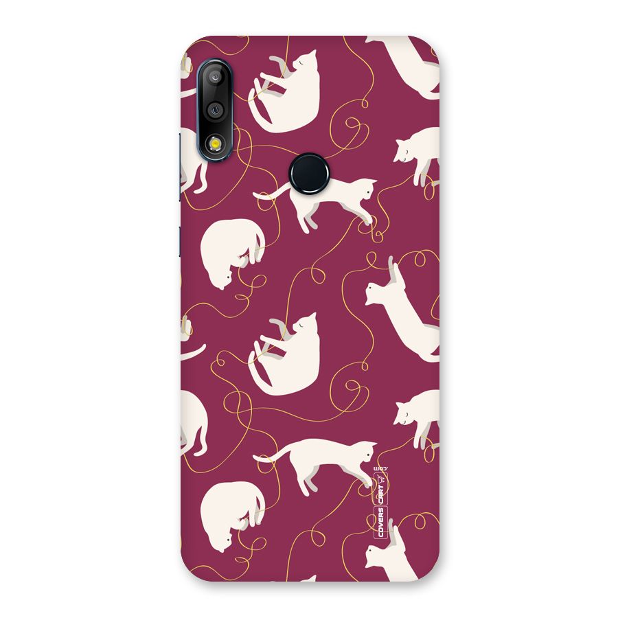 Lazy Kitty Back Case for Zenfone Max Pro M2