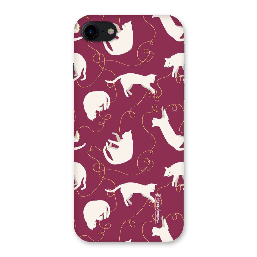 Lazy Kitty Back Case for iPhone SE 2020