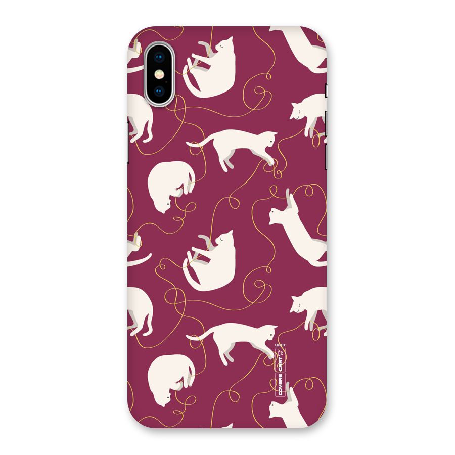 Lazy Kitty Back Case for iPhone XS