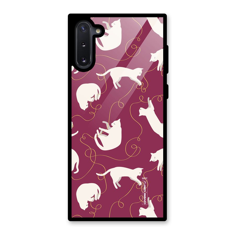 Lazy Kitty Glass Back Case for Galaxy Note 10