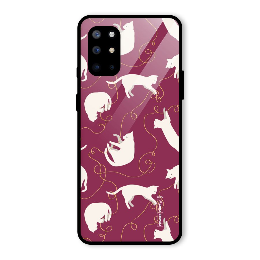 Lazy Kitty Glass Back Case for OnePlus 8T