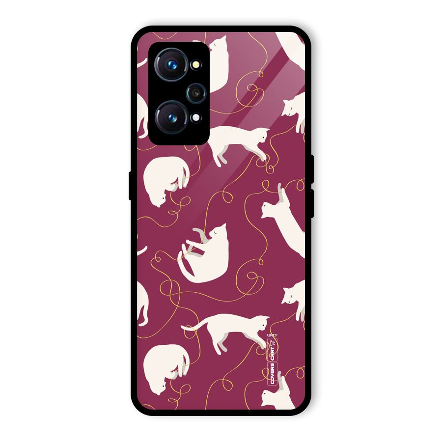 Lazy Kitty Glass Back Case for Realme GT Neo2