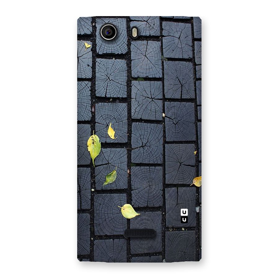 Leaf On Floor Back Case for Canvas Nitro 2 E311