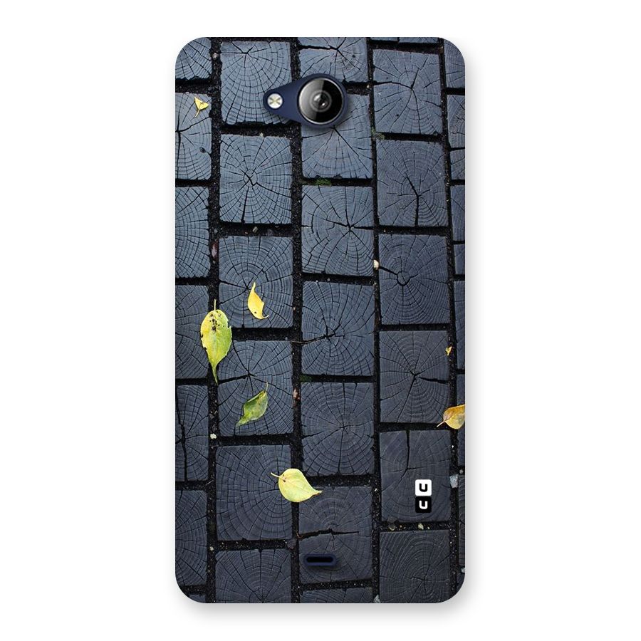 Leaf On Floor Back Case for Canvas Play Q355