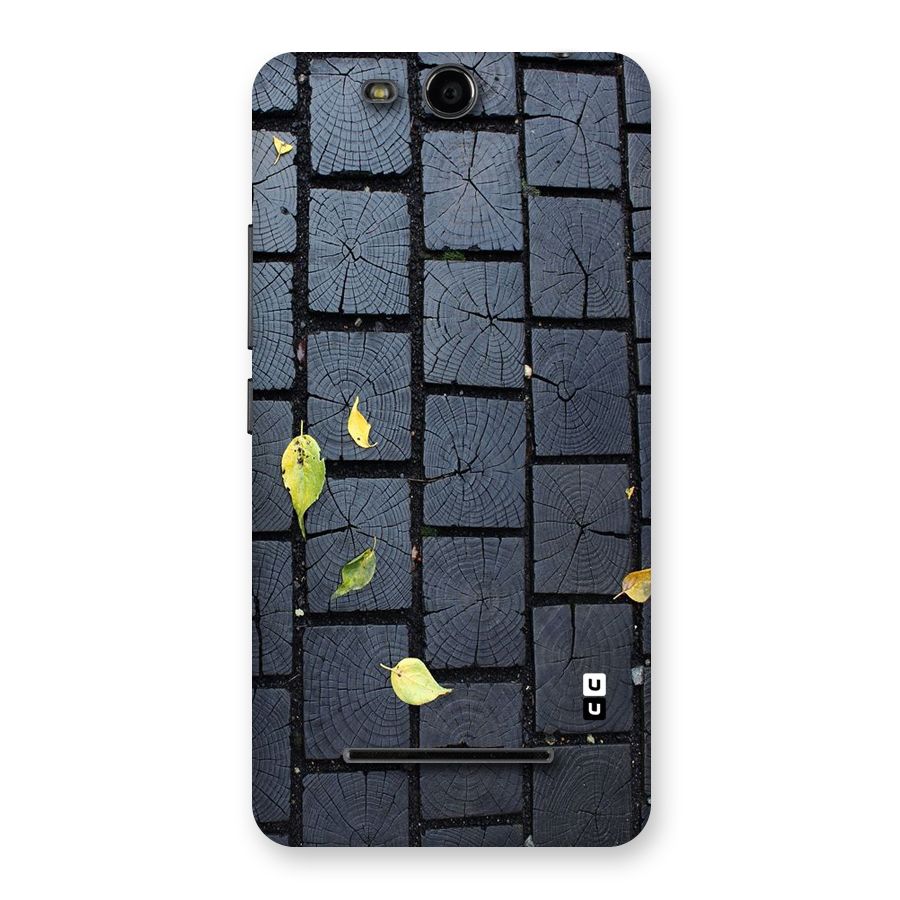 Leaf On Floor Back Case for Micromax Canvas Juice 3 Q392