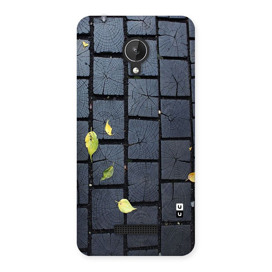 Leaf On Floor Back Case for Micromax Canvas Spark Q380