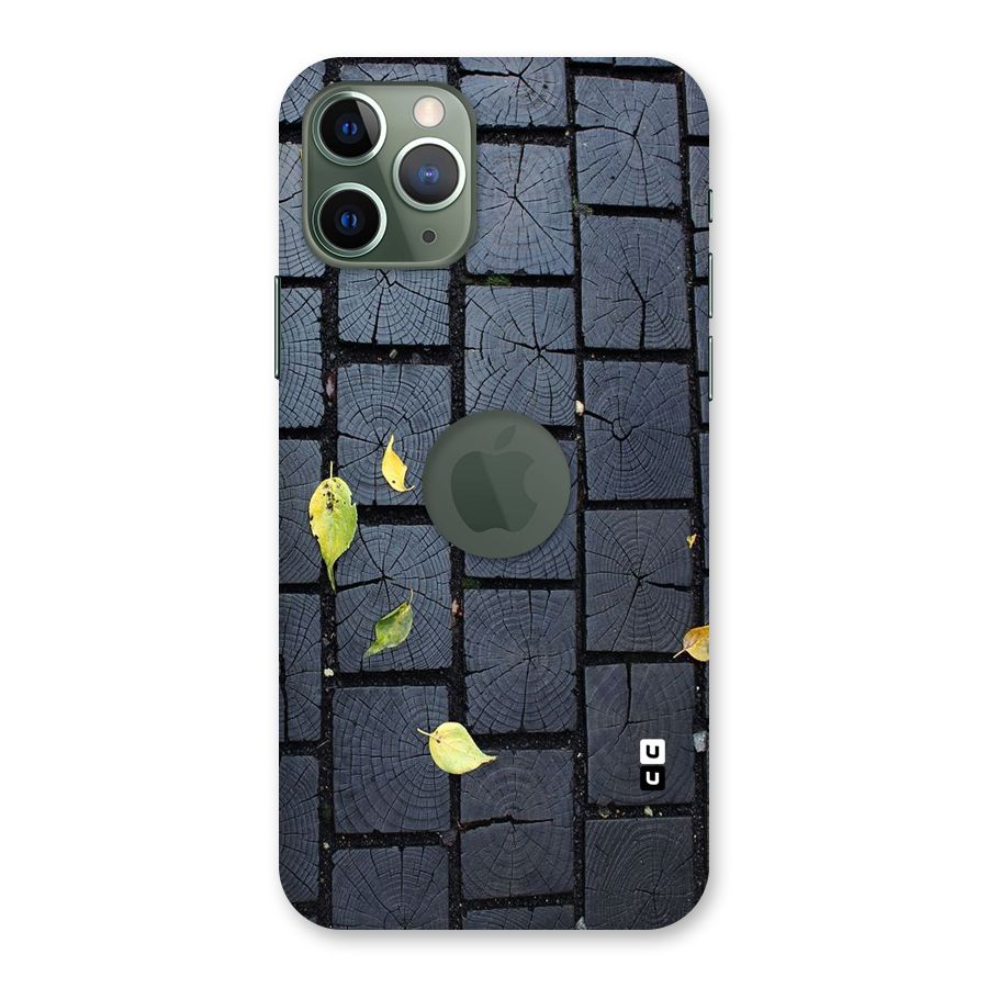 Leaf On Floor Back Case for iPhone 11 Pro Logo  Cut