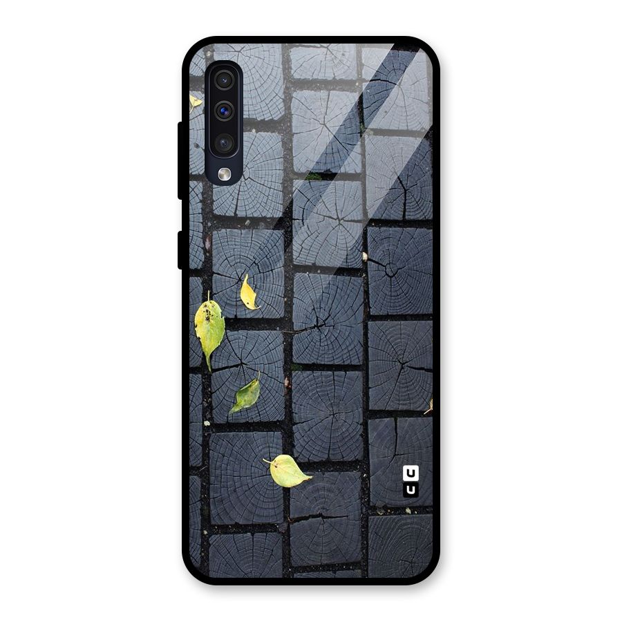 Leaf On Floor Glass Back Case for Galaxy A30s