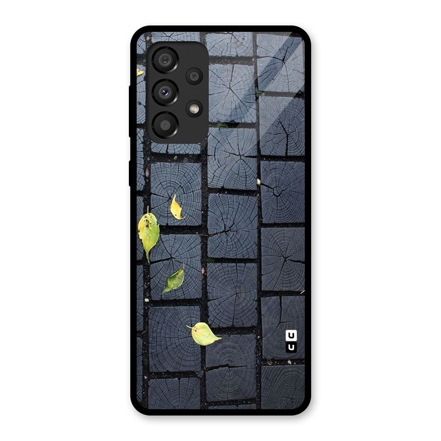 Leaf On Floor Glass Back Case for Galaxy A33 5G