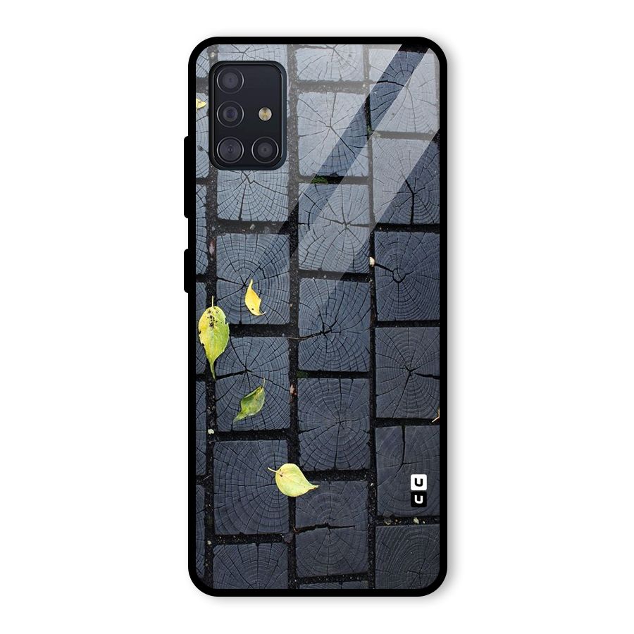 Leaf On Floor Glass Back Case for Galaxy A51