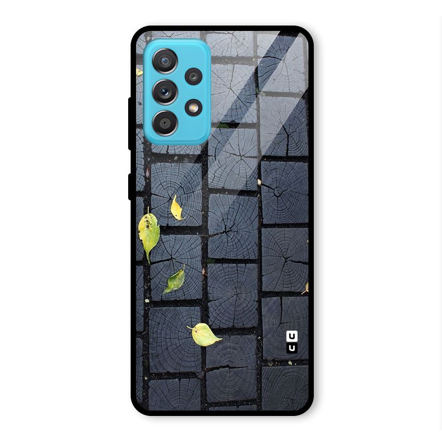 Leaf On Floor Glass Back Case for Galaxy A52s 5G