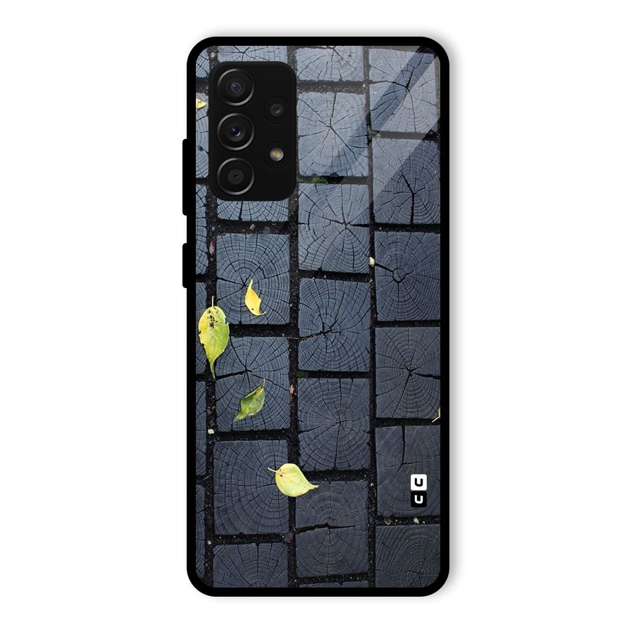 Leaf On Floor Glass Back Case for Galaxy A53 5G