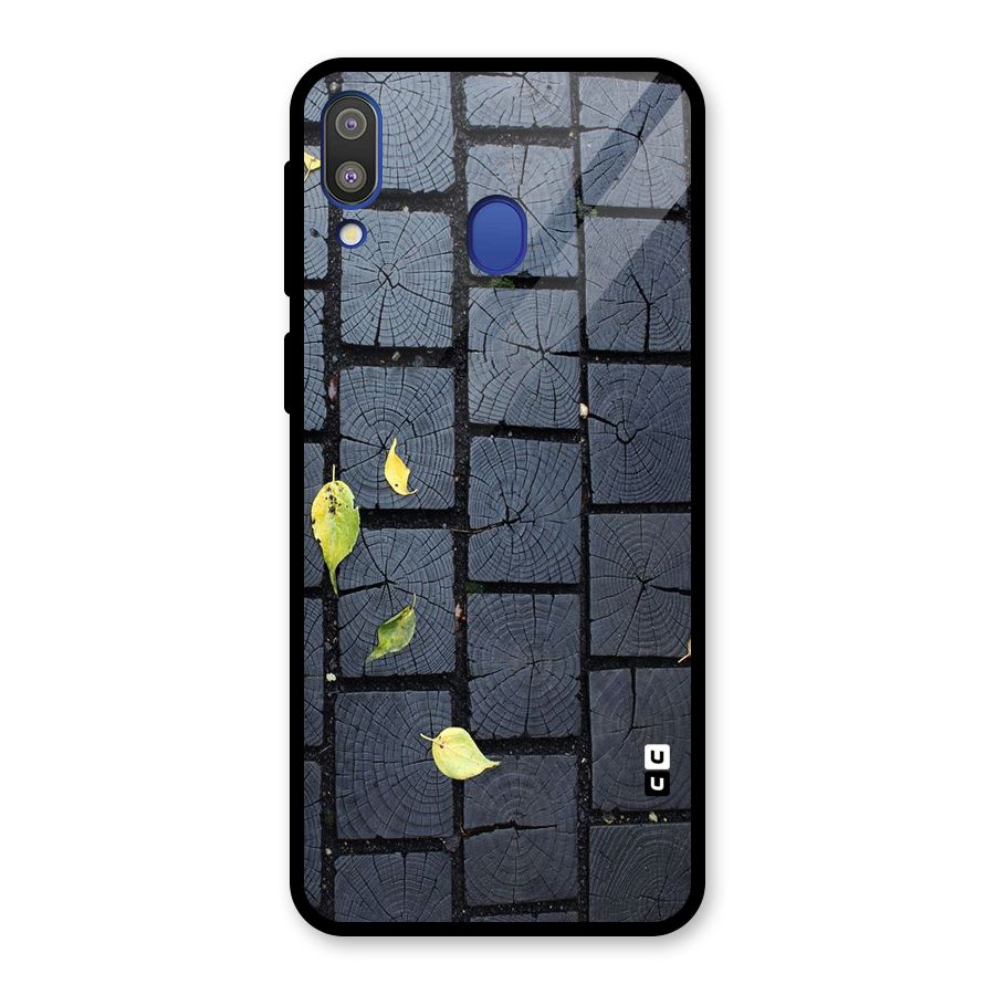 Leaf On Floor Glass Back Case for Galaxy M20