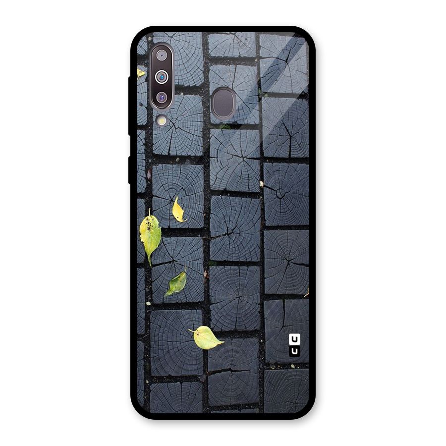 Leaf On Floor Glass Back Case for Galaxy M30